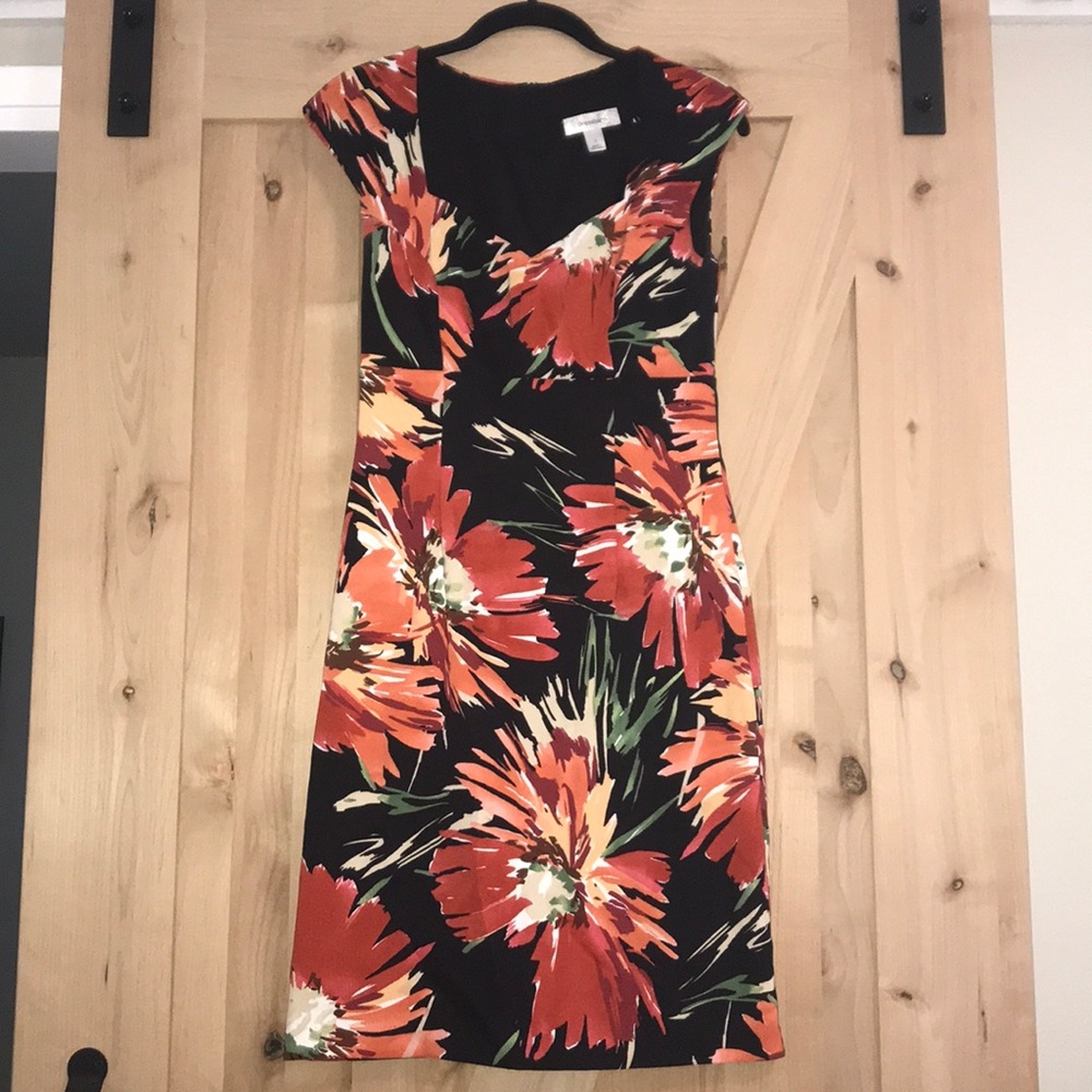Dress Barn Floral Sheath Dress.